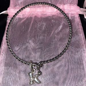 Letter K Charm for Charm Bracelet
